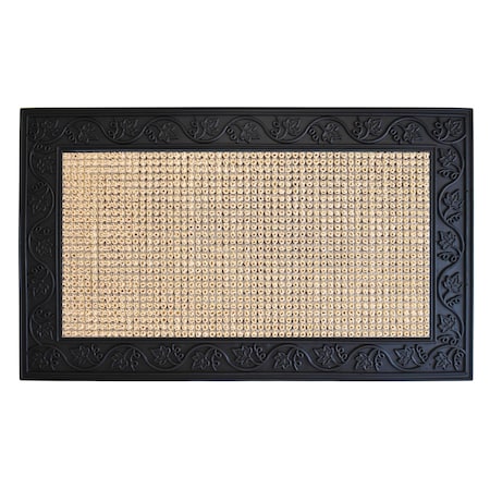 Calloway Mills Entrance Mat, 17 x 29, Black, Beige 104111830